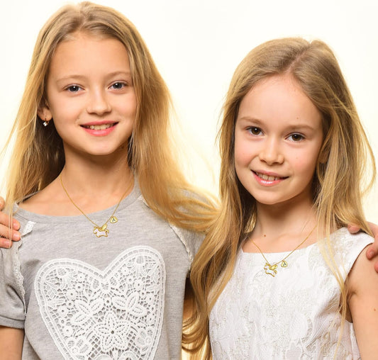 Unicorn Gifts for Girls - Unicorn Initial Pendant Necklace Jewelry, Christmas Birthday Gifts Ideas, Stocking Stuffers for Kids Teen Girls Daughter Age 5-15