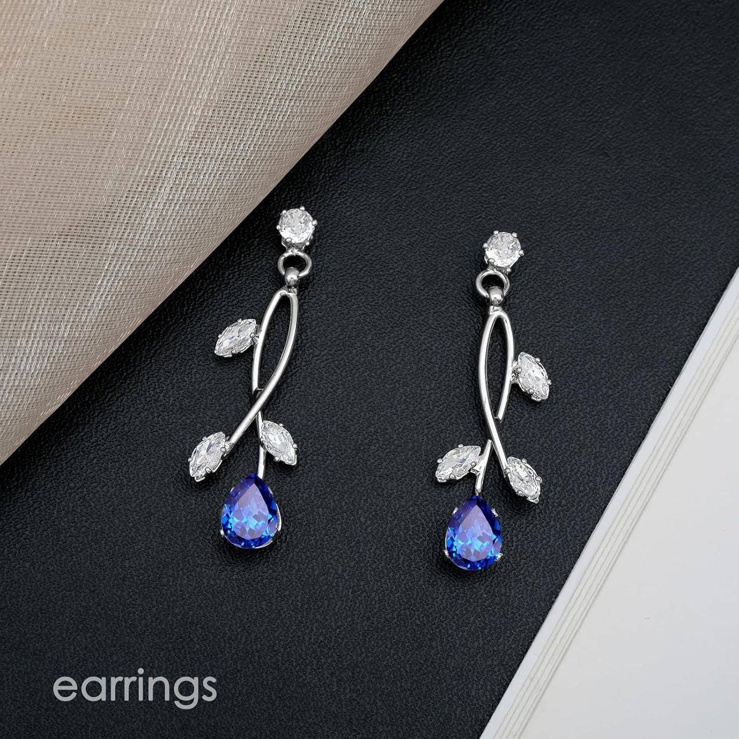 Elegant Bridal Jewelry Sets Clear Cubic Zirconia Wedding Necklace Earrings Bracelet Set for Birdes Bridesmaids CZ Prom Jewelry