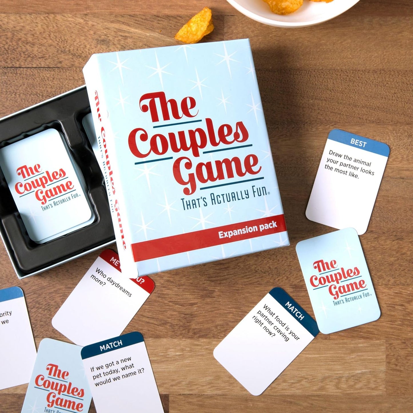The Couples Game That's Actually Fun Expansion Pack | 150 Fun Questions to Play with Your Partner | Couples Card Games | Party Card Games for Date Nights & Game Nights | Ages 17 Up