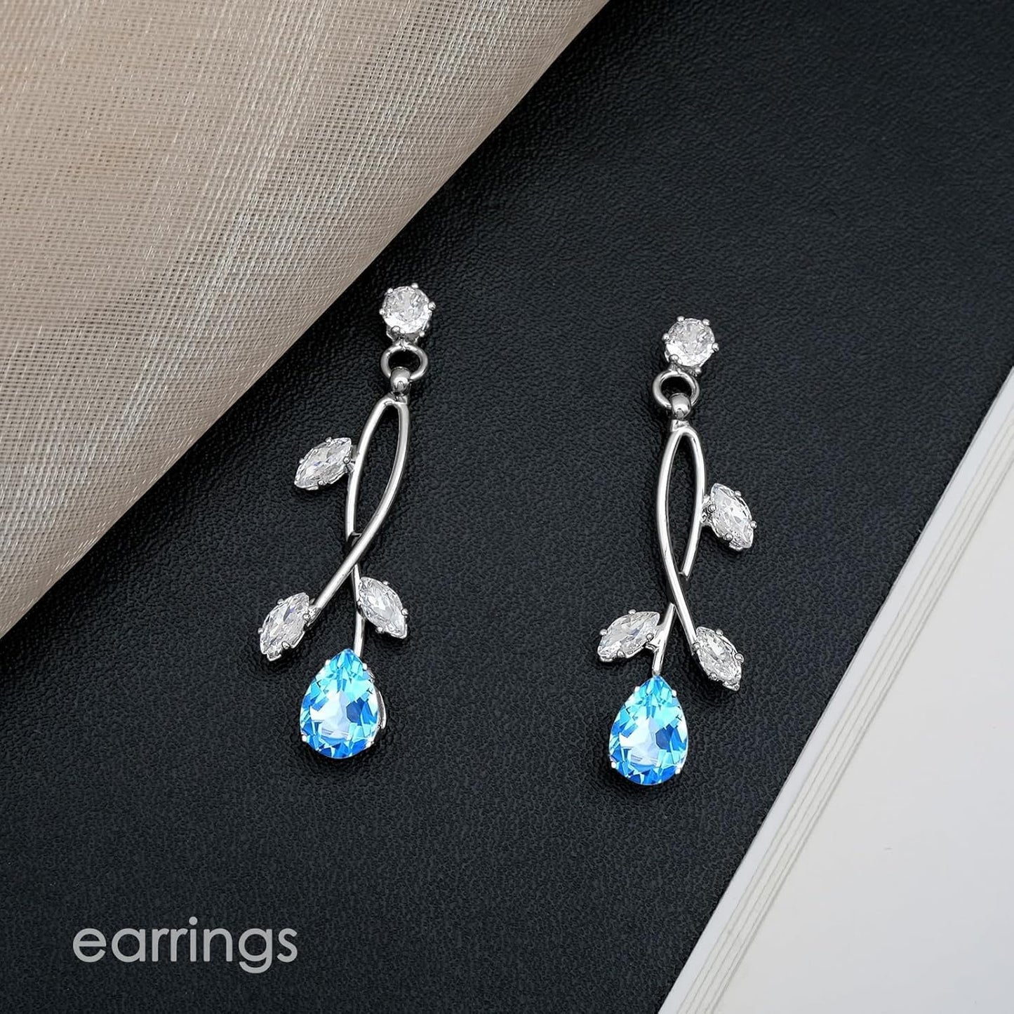 Elegant Bridal Jewelry Sets Clear Cubic Zirconia Wedding Necklace Earrings Bracelet Set for Birdes Bridesmaids CZ Prom Jewelry