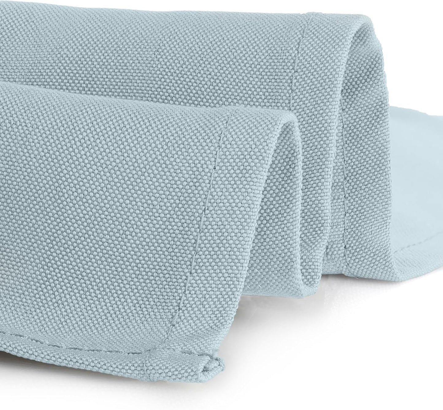 Gee Di Moda Fitted Tablecloth - 72 x 30 Inch Baby Blue Fitted Table Cloth for 6 Foot Rectangle Table - Heavy Duty Washable Fabric - for 6 Ft Buffet Table Holiday Party Dinner Wedding & Trade Show