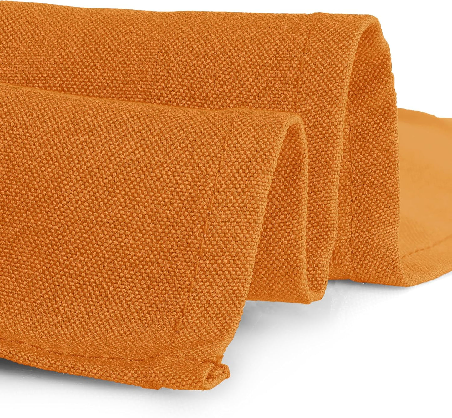 Gee Di Moda Fitted Tablecloth - 72 x 30 Inch Orange Fitted Table Cloth for 6 Foot Rectangle Table - Heavy Duty Washable Fabric - for 6 Ft Buffet Table Holiday Party Dinner Wedding & Trade Show