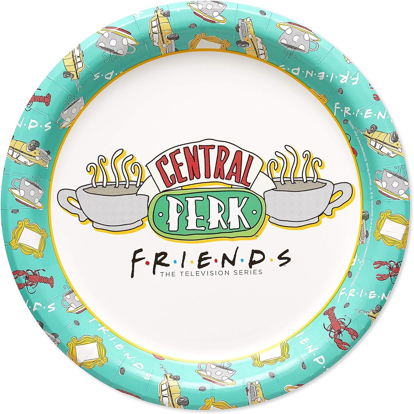 American Greetings Friends Party Supplies, Dessert Plates (36-Count)