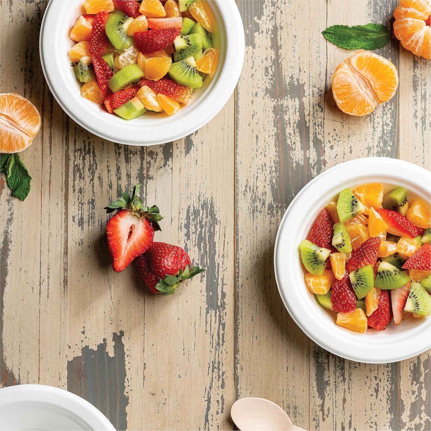 Stack Man Paper Bowls, 100% Compostable Disposable Soup Bowl [125-Pack] 12 oz. Heavy Duty, Eco-Friendly, Biodegradable Bagasse Hot Food Plates and Bowls - Natural Brown (BPI Certified) (PFAS-Free)