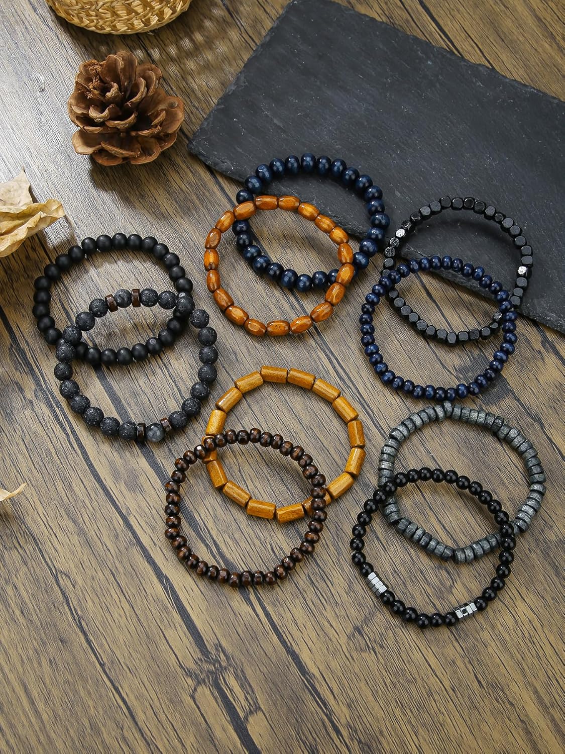 Friendship Bracelets Boho Stackable Bracelets for Women Surfer Heishi Clay Bead Bracelets Stretch Preppy Bracelets Colorful Boho Bracelets for Women