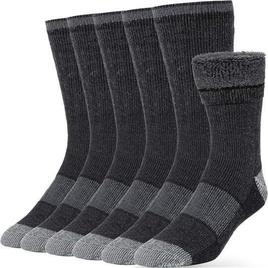 Alvada Warm Thermal Wool Socks for Winter Moisture Wicking and Breathable Cozy Boot Socks