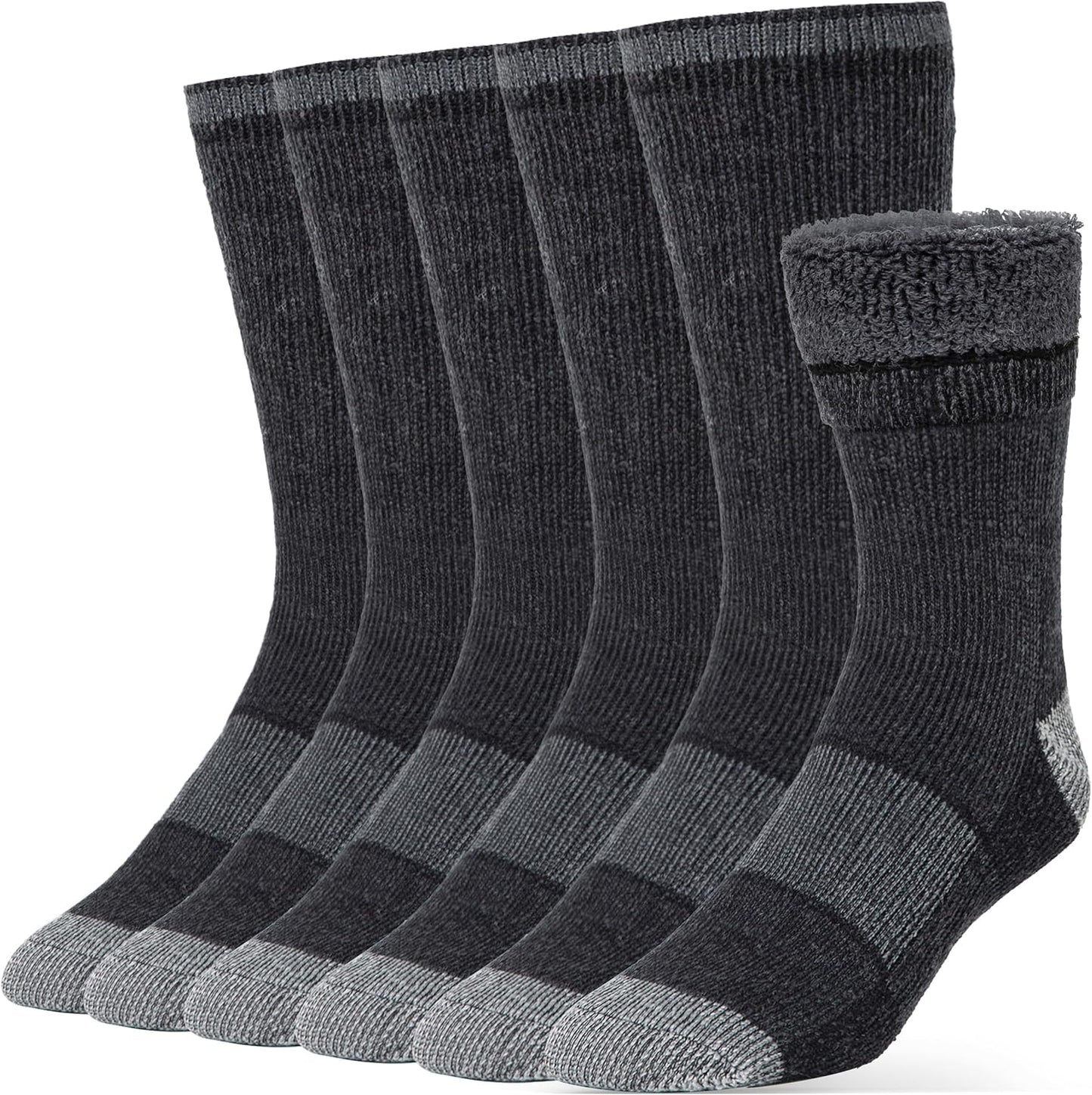 Alvada Warm Thermal Wool Socks for Winter Moisture Wicking and Breathable Cozy Boot Socks