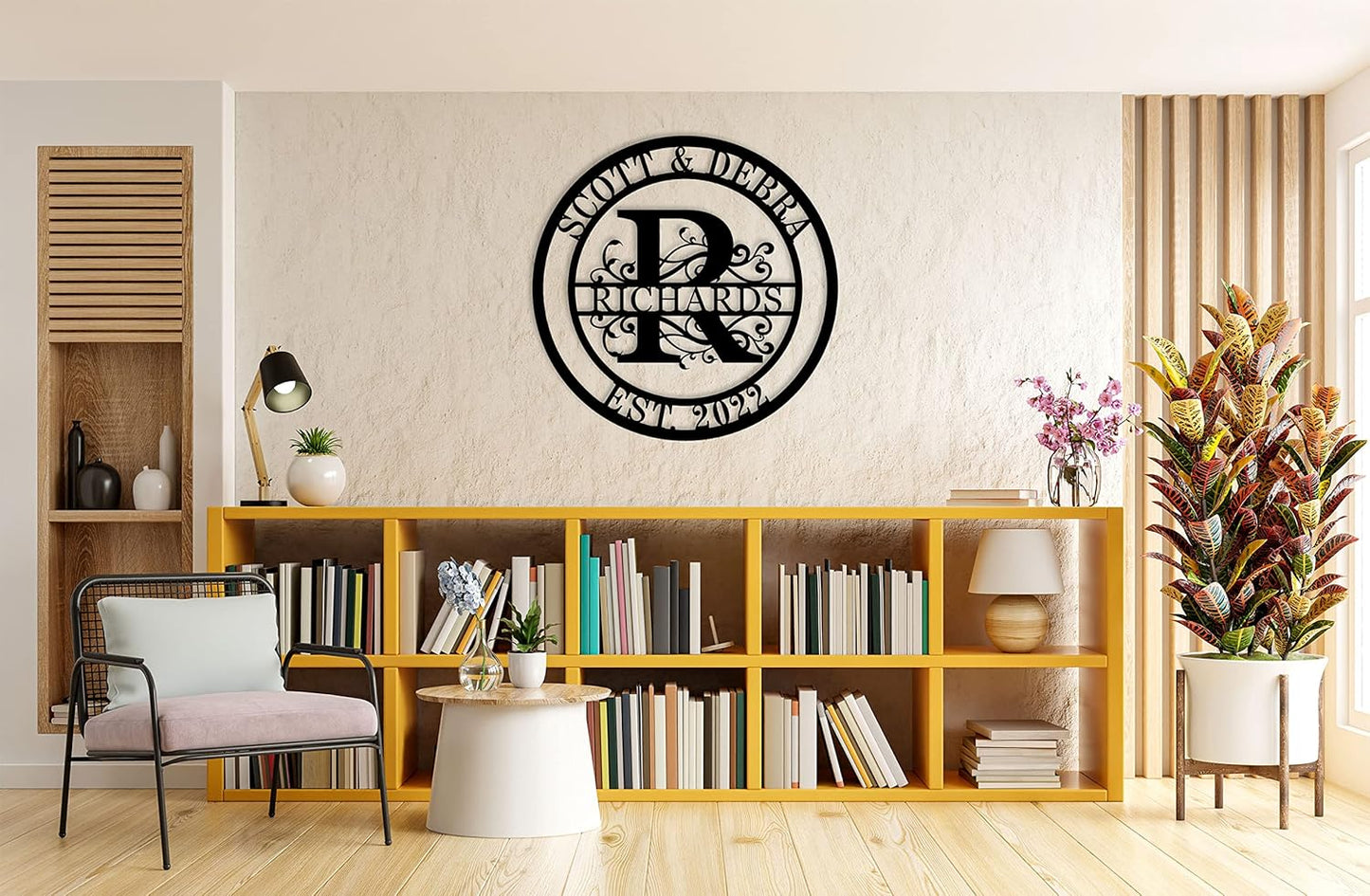 Wedding Gifts for Couples 2025 Last Name Signs for Home Personalized Metal Signs Monogram Wall Decor Personalized Family Name Anniversary Wedding Gift