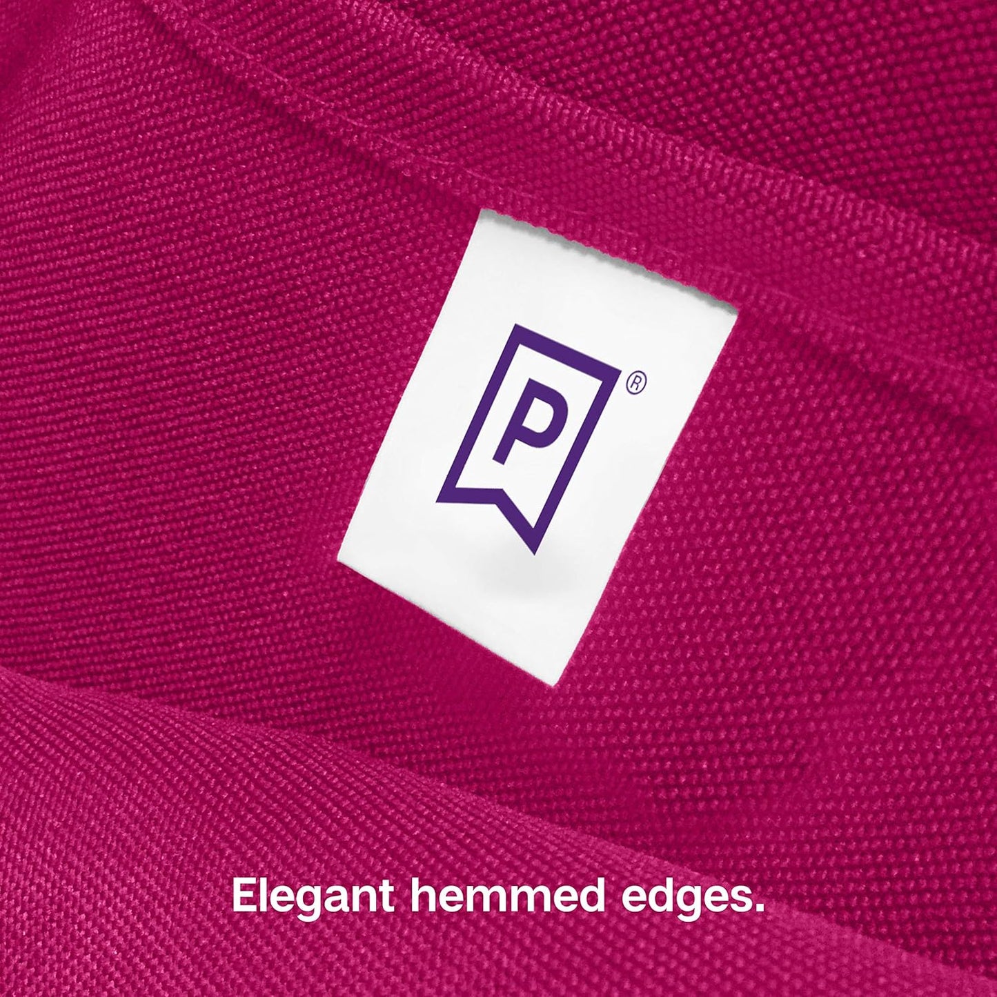 Gee Di Moda Fitted Tablecloth - 48 x 30 Inch Fuchsia Fitted Table Cloth for 4 Foot Rectangle Table - Heavy Duty Washable Fabric - for 4 Ft Buffet Table Holiday Party Dinner Wedding & Trade Show