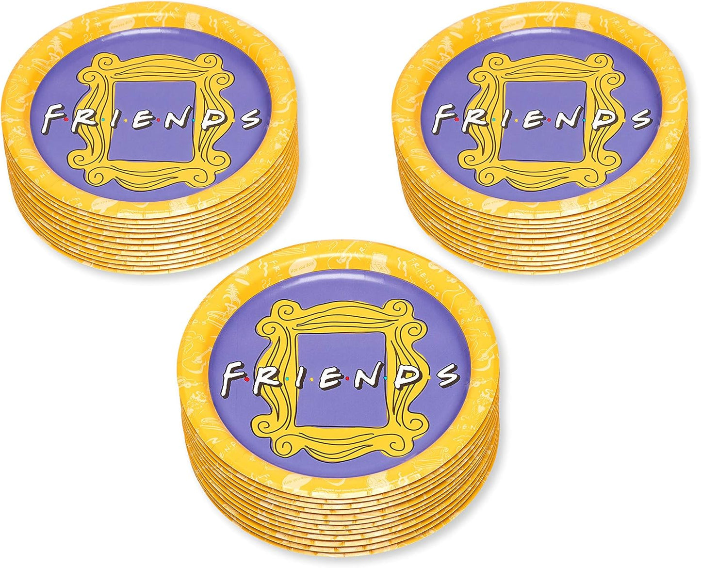 American Greetings Friends Party Supplies, Dinner Plates (36-Count)