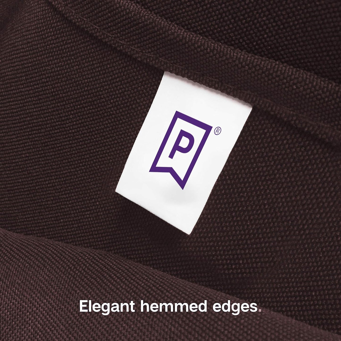 Gee Di Moda Fitted Tablecloth - 48 x 30 Inch Chocolate Fitted Table Cloth for 4 Foot Rectangle Table - Heavy Duty Washable Fabric - for 4 Ft Buffet Table Holiday Party Dinner Wedding & Trade Show