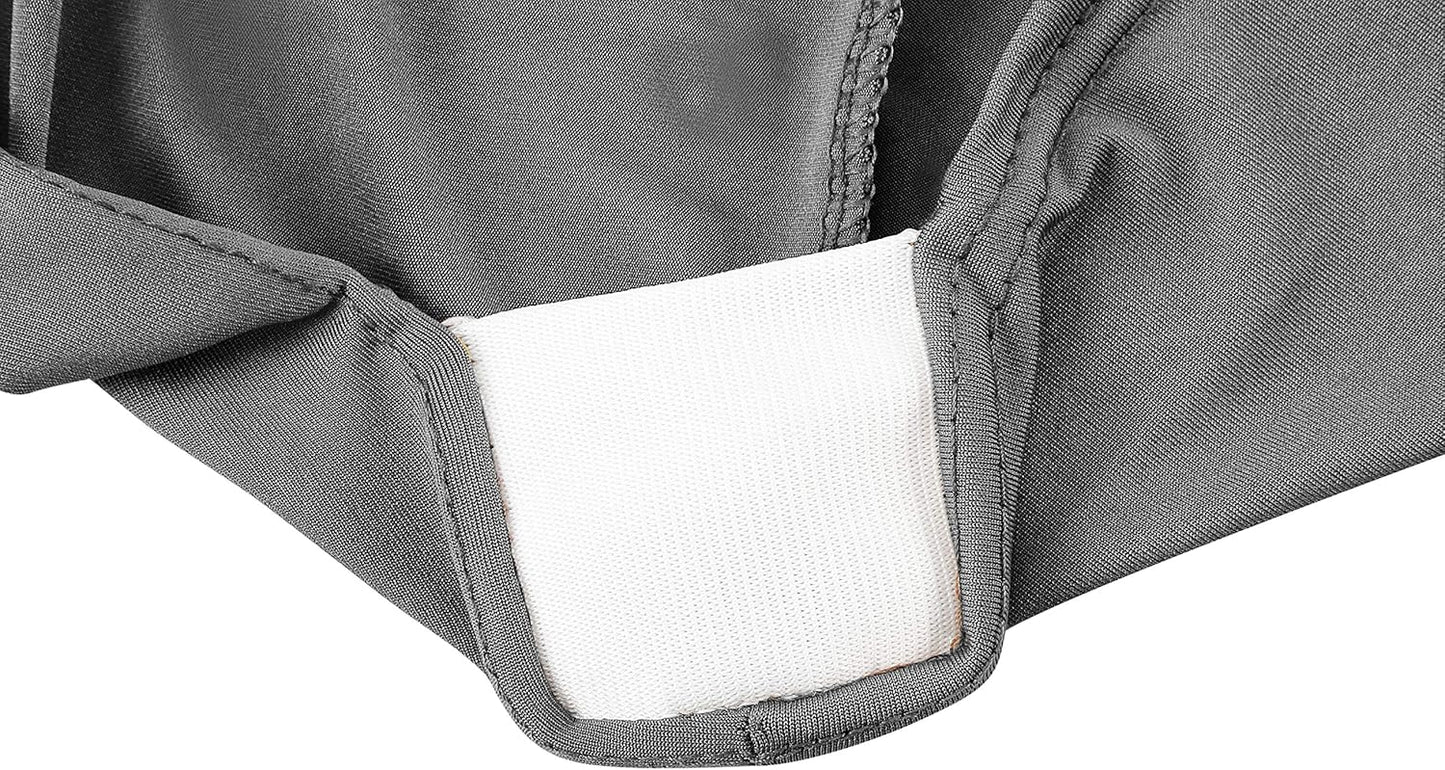 LZY Spandex Fitted Stretch Table Cover for 4ft or 6ft or 8ft Folding Table, Rectangular Cocktail Tablecloth, Perfect for Party or Banquet