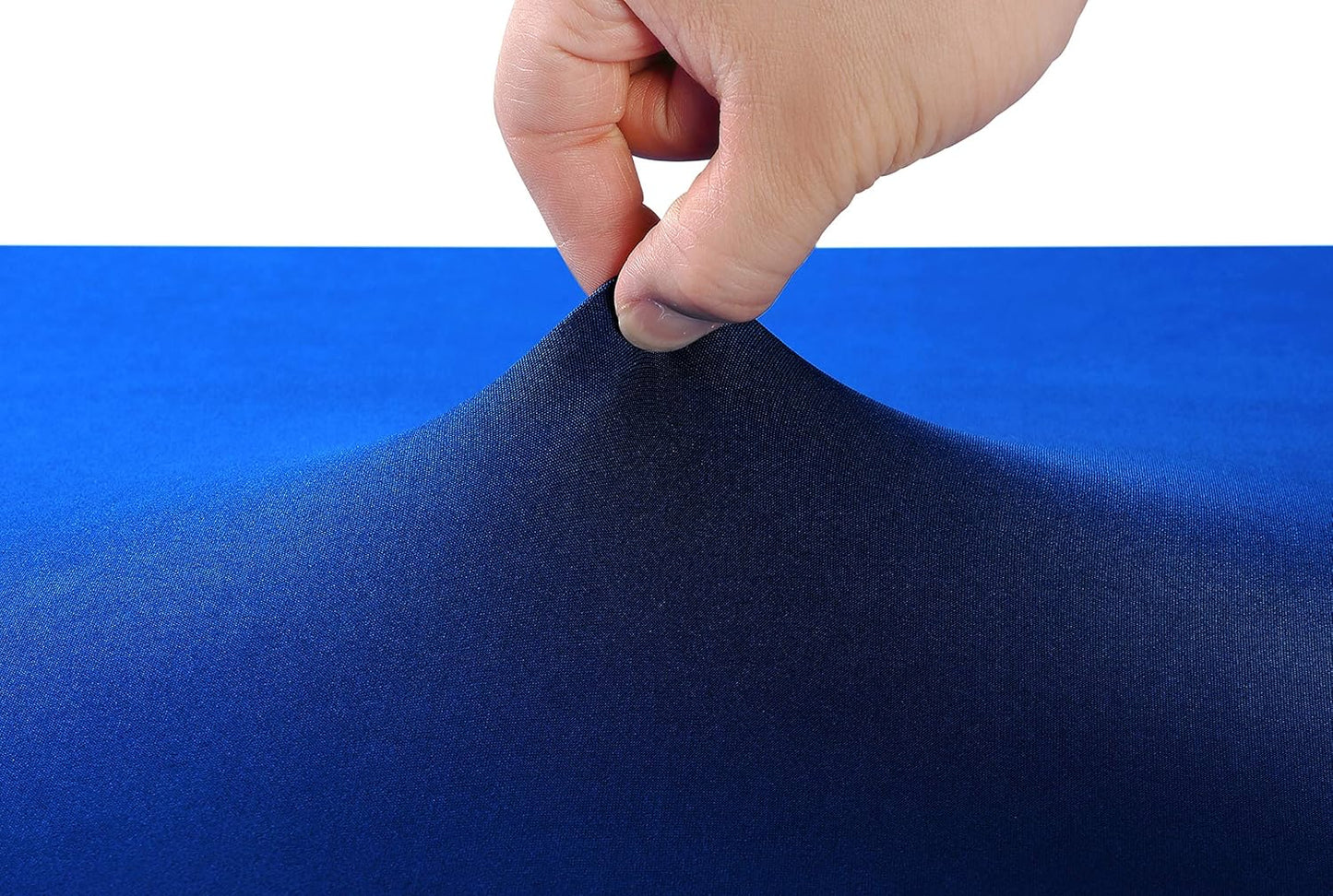 LZY Spandex Table Covers 6 Feet, Stretch/Fitted Table Covers for 6 Feet Folding Table, Rectangular Spandex Table Cloths for Wedding Party or Event (6FT-2PCS, Classicblue)