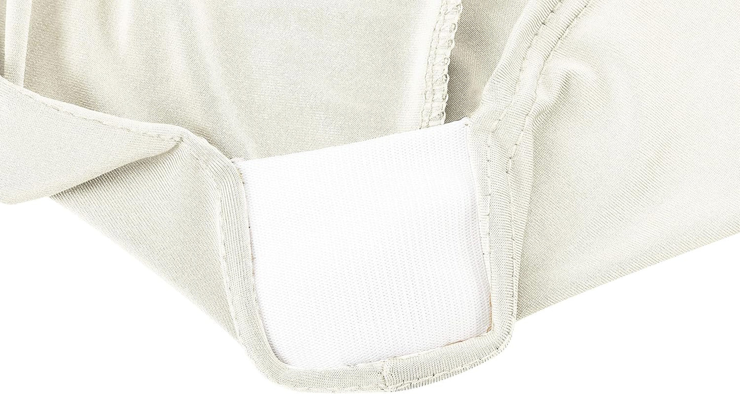 LZY Spandex Fitted Stretch Table Cover for 6 ft or 4ft or 8ft Folding Table, Rectangular Cocktail Tablecloth, Perfect for Party or Banquet