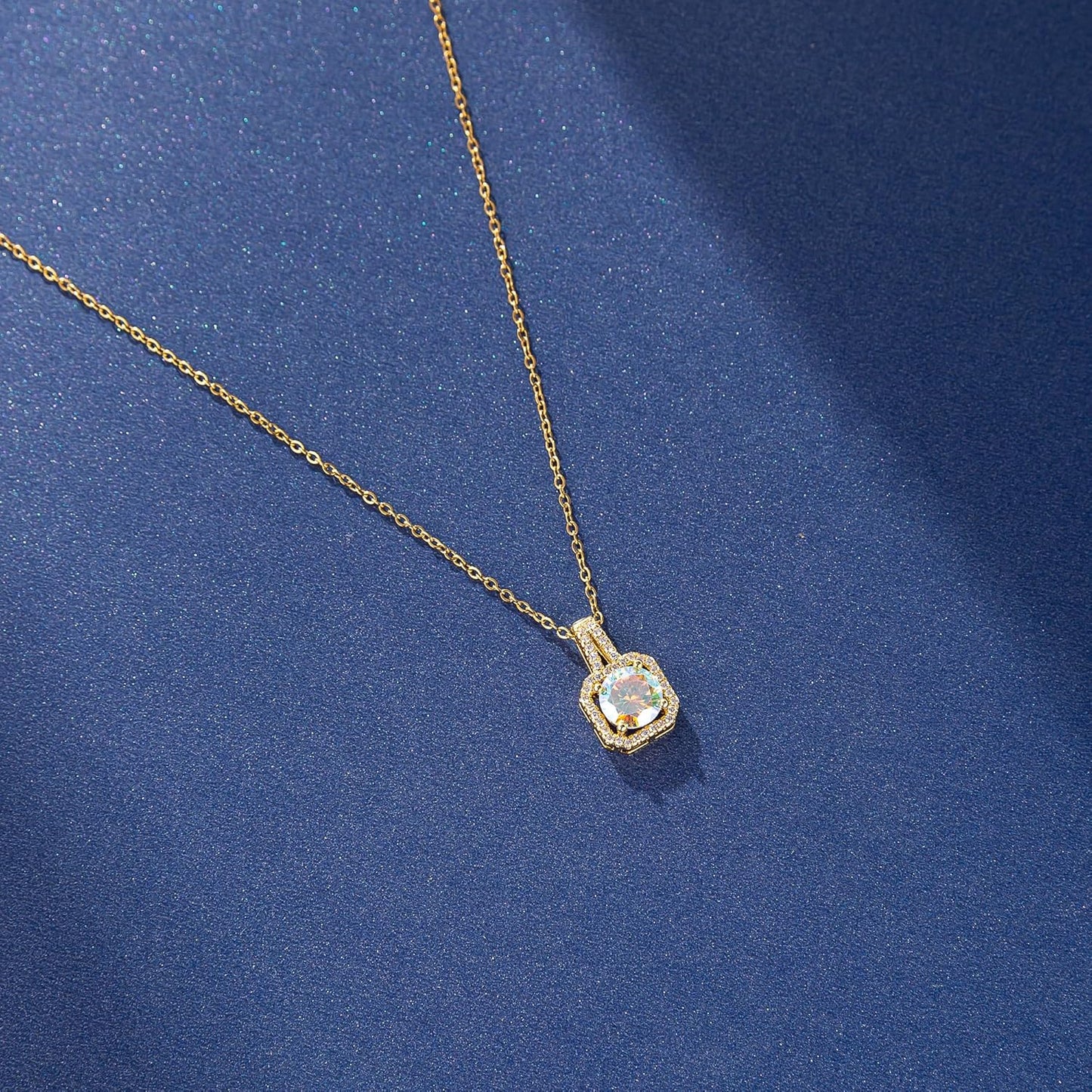 4pcs Cubic Zirconia Wedding Jewelry Sets for Bride Bridesmaid Cubic Zirconia Pendant Necklace Earrings Link Tennis Bracelet Open Ring Set for Women