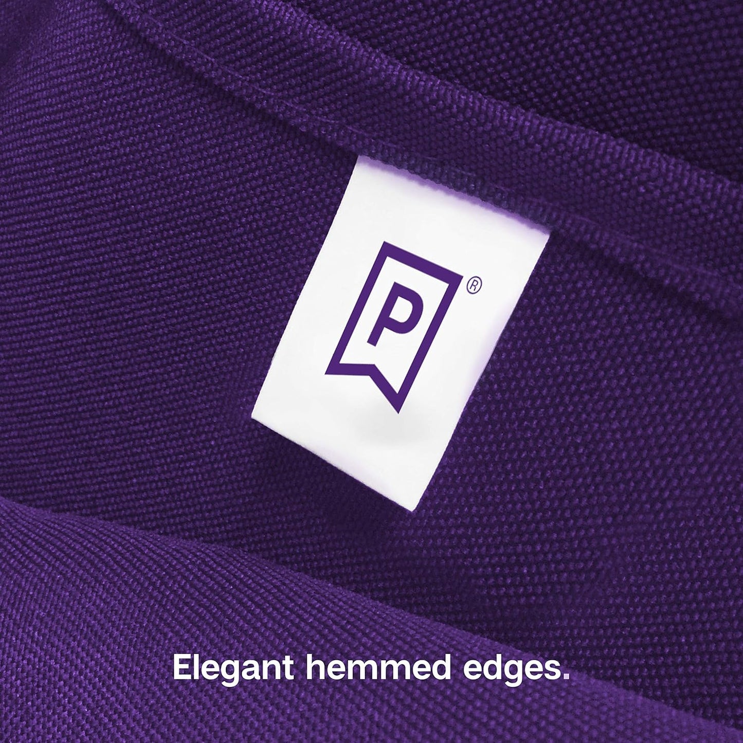 Gee Di Moda Fitted Tablecloth - 48 x 30 Inch Purple Fitted Table Cloth for 4 Foot Rectangle Table - Heavy Duty Washable Fabric - for 4 Ft Buffet Table Holiday Party Dinner Wedding & Trade Show