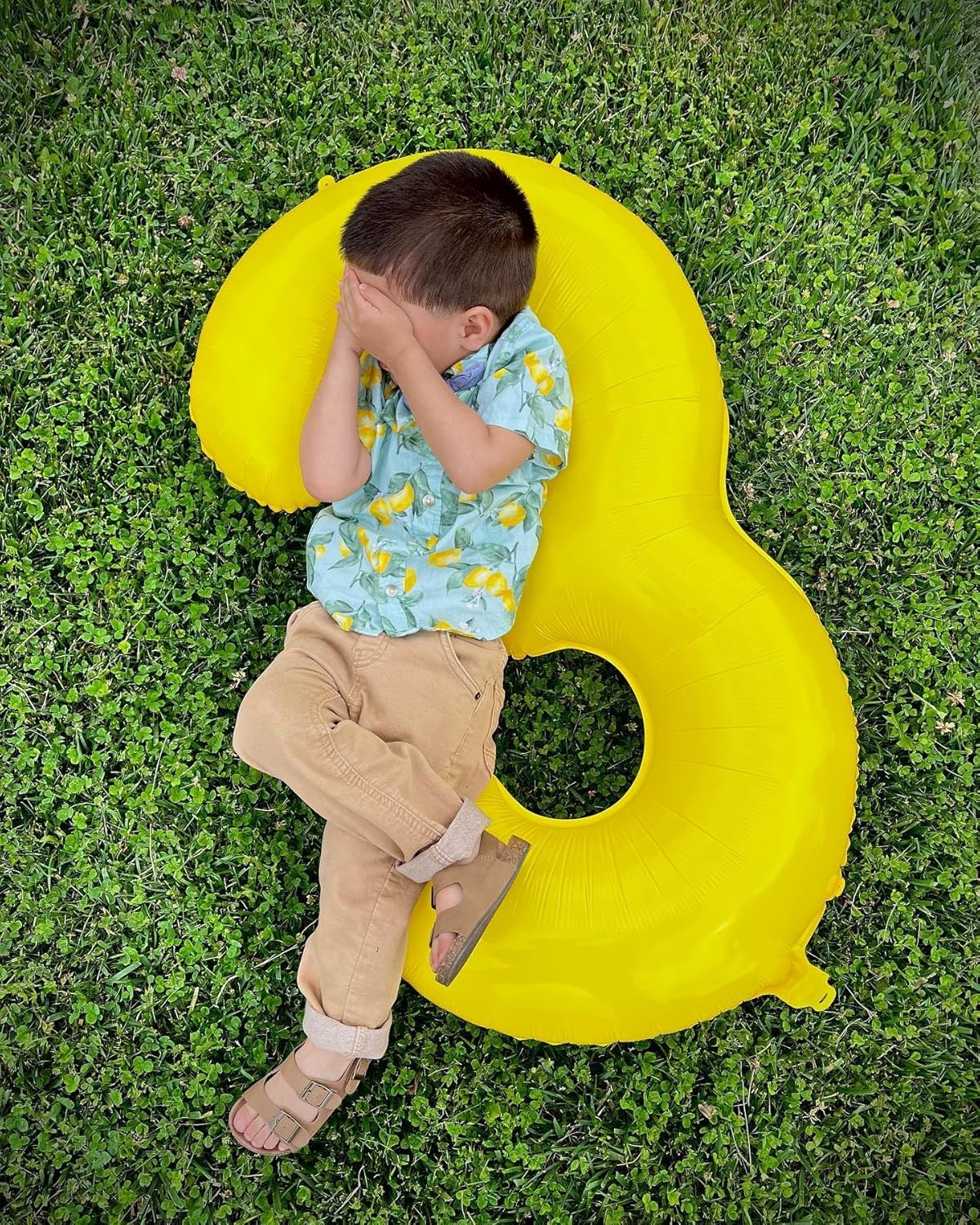 Yellow 7 Balloon, Number Balloons 40 Inch, 7th Birthday Decorations for Girls Kids, Party Decoration for Women, Number 7 Balloon