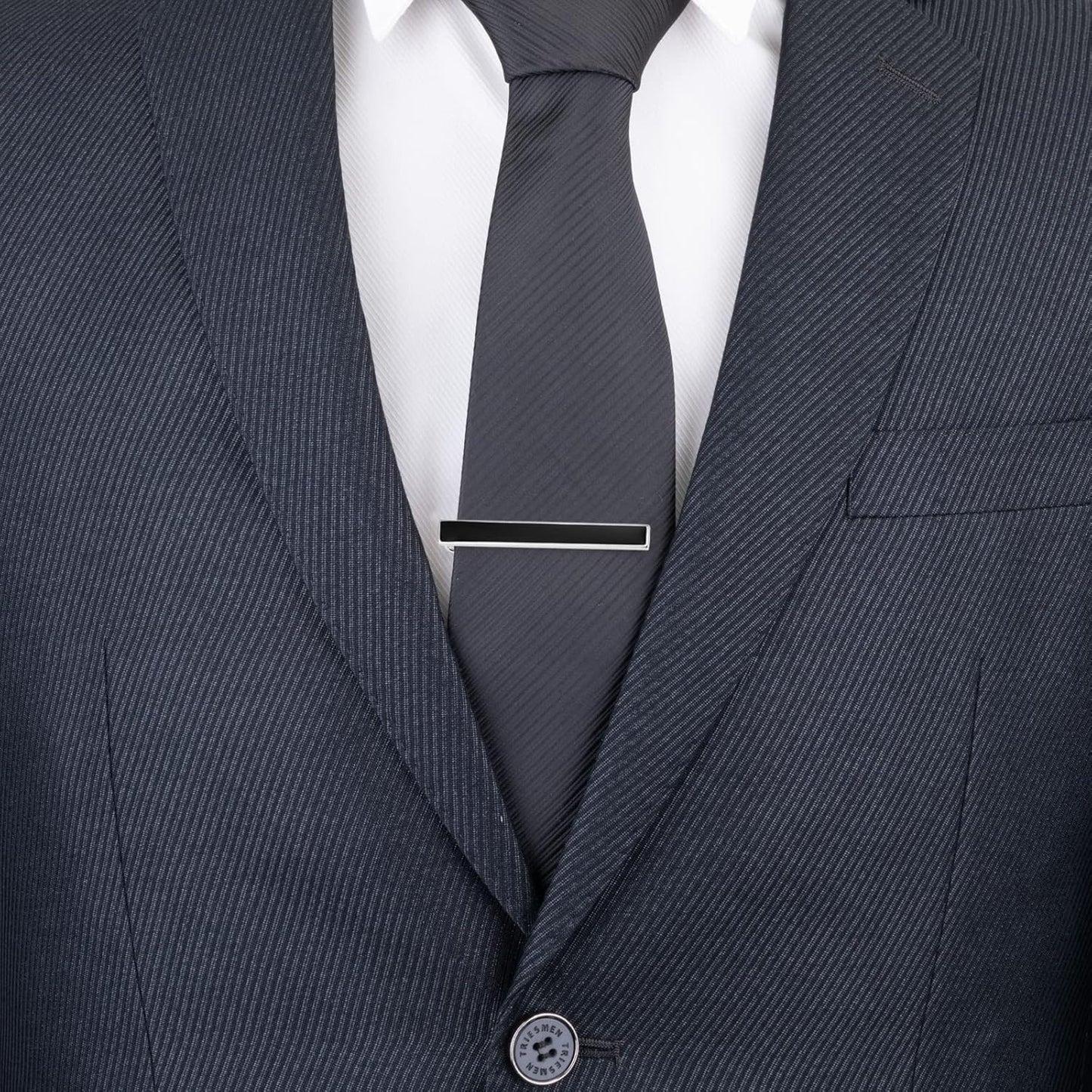 GWD Cufflinks and Tie Clip Set for Men Personalized Cuff Links Business Wedding Father's Day Gift