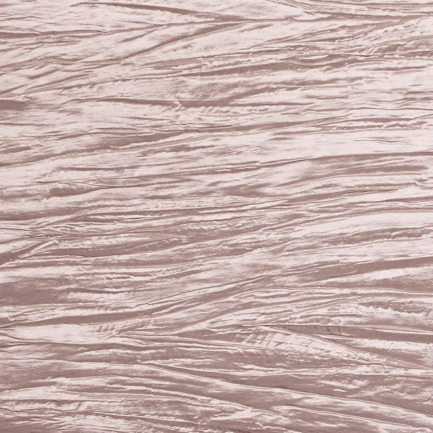 YOUR CHAIR COVERS - 60 x 102 inch Rectangular Crinkle Taffeta Tablecloth - Blush, Rectangle Table Linens for 6 ft Rectangular Tables, Wedding Crushed Table Cloth