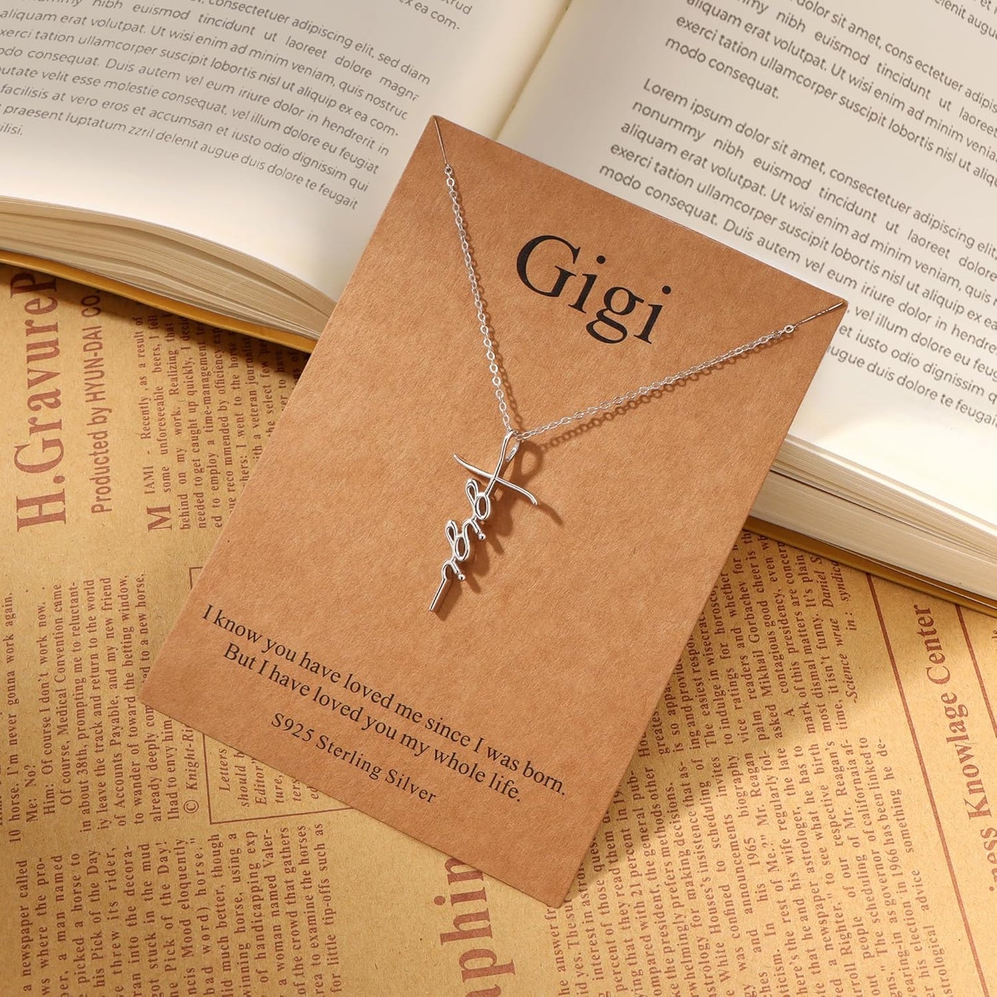 Lcherry Faith Cross Pendant Necklace for Women Religious Christian Jewelry Mother's Day Gifts for Women