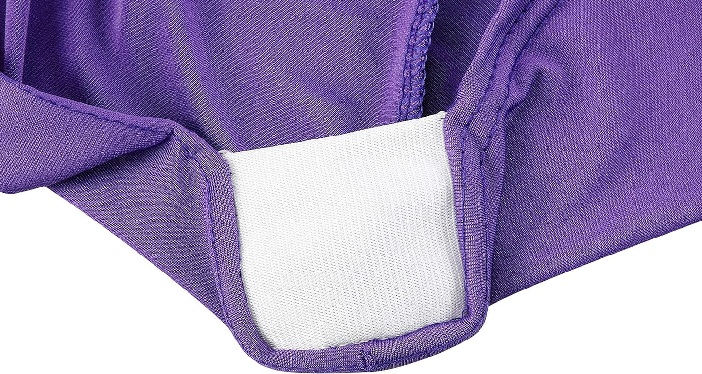 LZY Spandex Fitted Stretch Table Cover for 4ft or 6ft or 8ft Folding Table, Rectangular Cocktail Tablecloth, Perfect for Party or Banquet