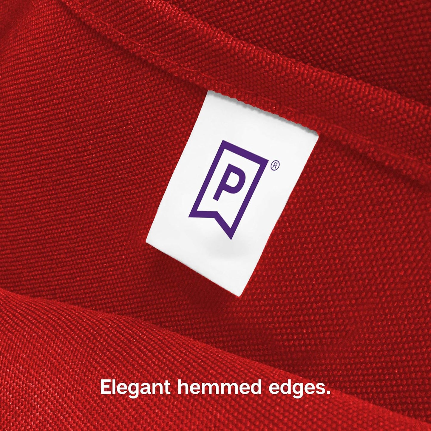 Gee Di Moda Fitted Tablecloth - 72 x 30 Inch Red Fitted Table Cloth for 6 Foot Rectangle Table - Heavy Duty Washable Fabric - for 6 Ft Buffet Table Holiday Party Dinner Wedding & Trade Show