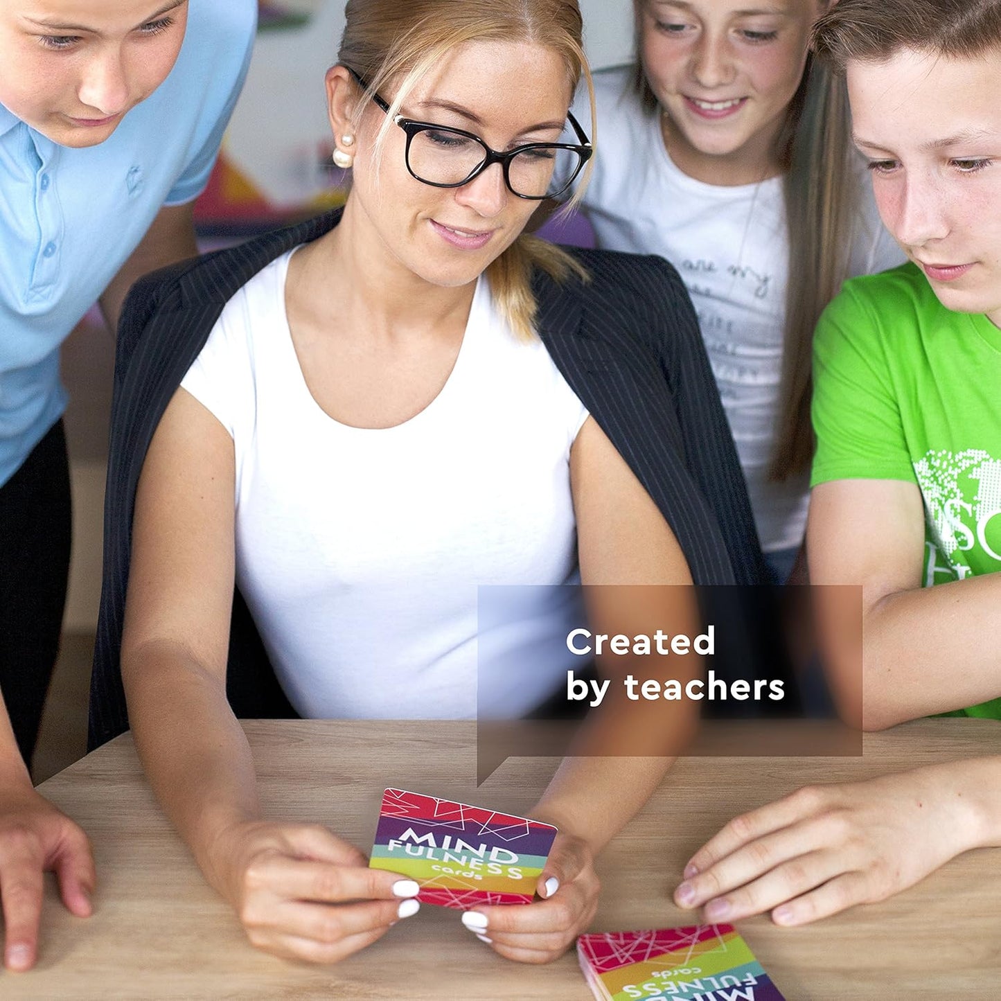 Mindfulness Cards - Conversation Cards for Kids and Therapy Games for Teens, Kids and Adults. Mindfulness Game for Better Communication and Social Skills - Great Teacher Gifts or Homeschool Essentials